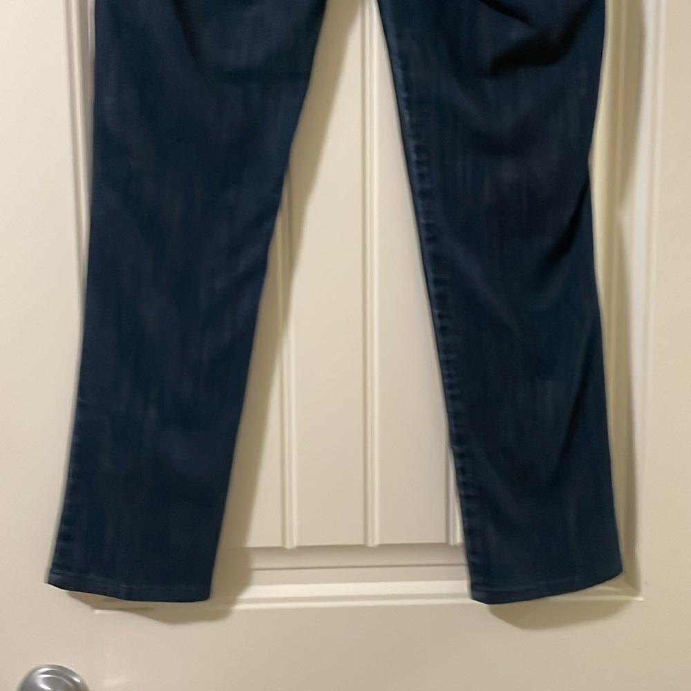 WHBM Blue Jeans Black Flower Design on Sides-4R - Picture 10 of 10